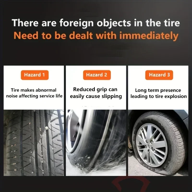 Car Tire Stone Cleaning Tool, Stone Cleaning Hook, Groove Cleaning Hook For Removing Stones, Stone Removal Buckle image 4