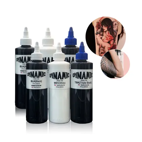 8OZ 240ML Black Tattoo ink Original TBK BLK WD1 Triple Black Ink Professional Tattoo Pigment Permanent Skin Body Art Pigment
