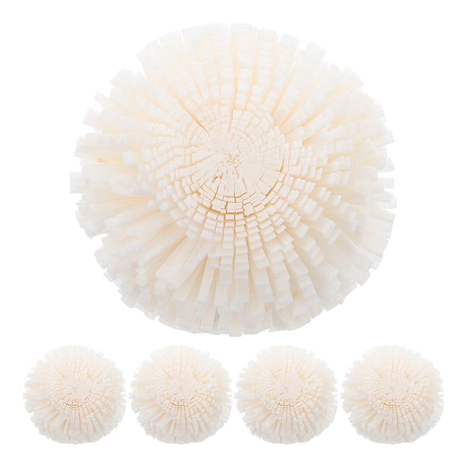 

5pcs Paper Flower Diffuser Sticks Chrysanthemum Design Reed Vines For Essential Oils Home Office Car Air Freshener Decor