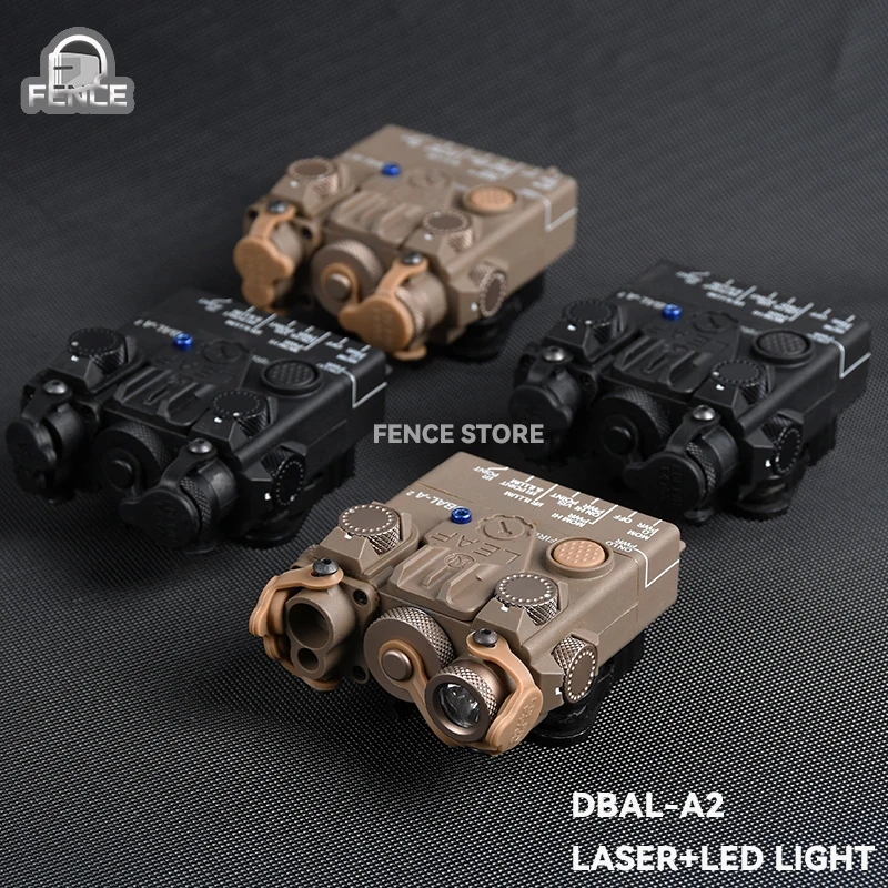 Dbal A2 Tactical M300 M600 Flashlight Aiming Device Red Blue Green hunting optics Airsoft accessories Fit 20 MM PEQ15 OGL NGAL