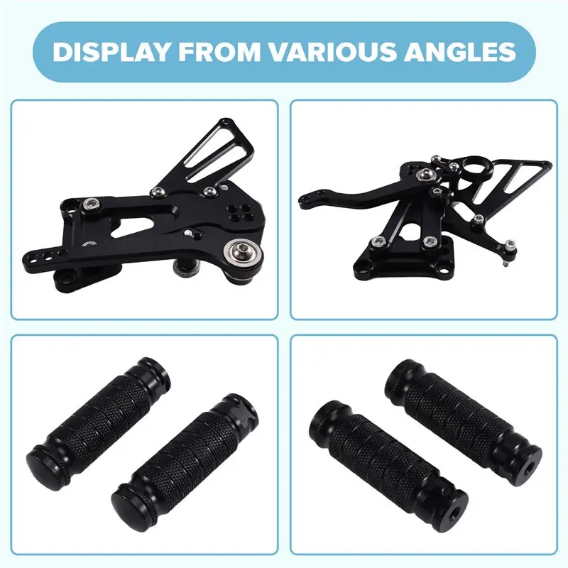 A30F-Motorcycle Adjustable Footrest Rear Rearset Footpeg For BMW S1000RR 2009-2014 Accessories