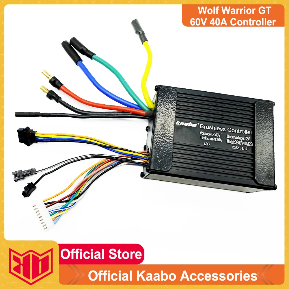 Original Kaabo Wolf Warrior GT Pro 60V 40A Sine Wave Controller Kaabo Wolf Warrior GT Pro+ 60V 40A Minimotor Controller