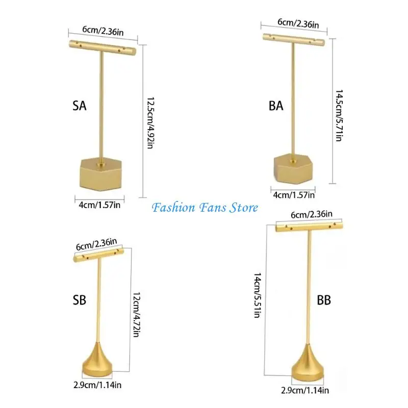 حامل مجوهرات للأقراط موفرة للمساحة، حامل سوار أنيق مناسب لتنظيم السوار والقلادة