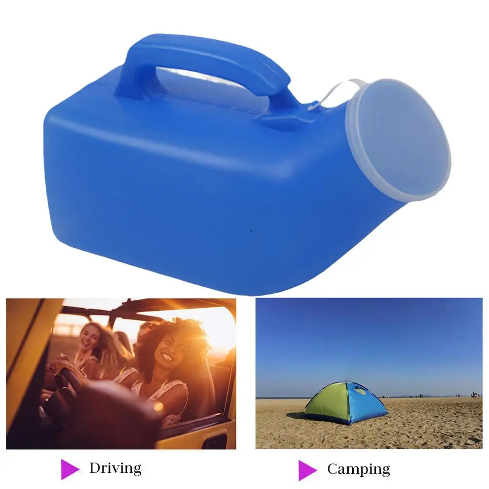 2000ml Large Capacity Car Urinal Urine Bottle Toilet For Disability Old Man Travel Camp Pee Portable Unisex Emergency Supplies