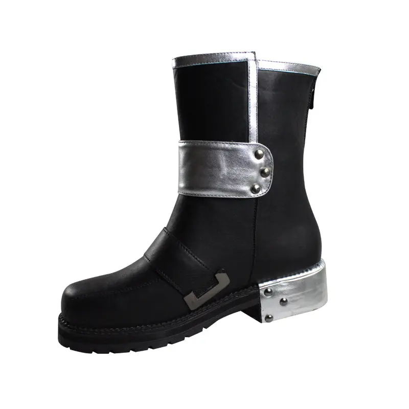 Sword Art Online SAO Kirito Kirigaya Kazuto Cosplay Shoes Black Leather Boots Men Women Halloween Costumes