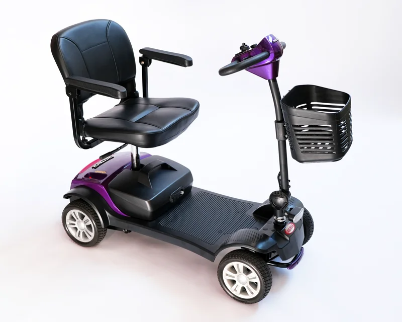 AU Warehouse Directly Free Ship Mini Size Scooter All Terrain Handicapped 4 Wheel Mobility Electric Scooter for Elderly