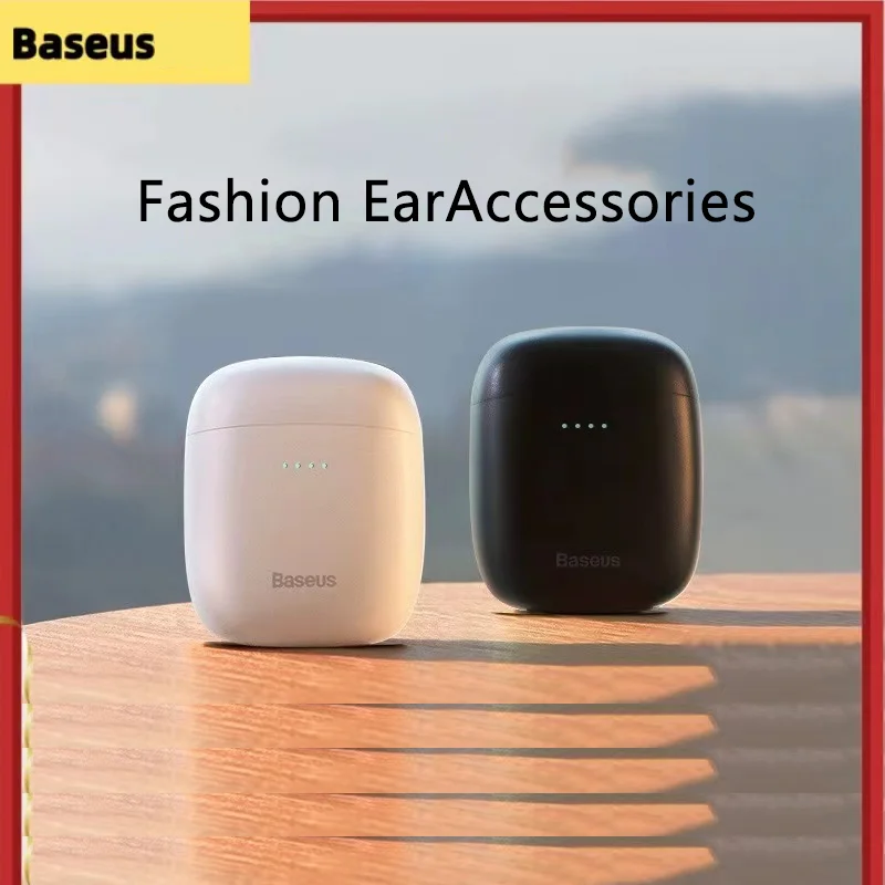 Baseus-W04pro Ture Auscultadores Sem Fio, TWS Bluetooth 5.3 Fones De Ouvido, reduao De ruido