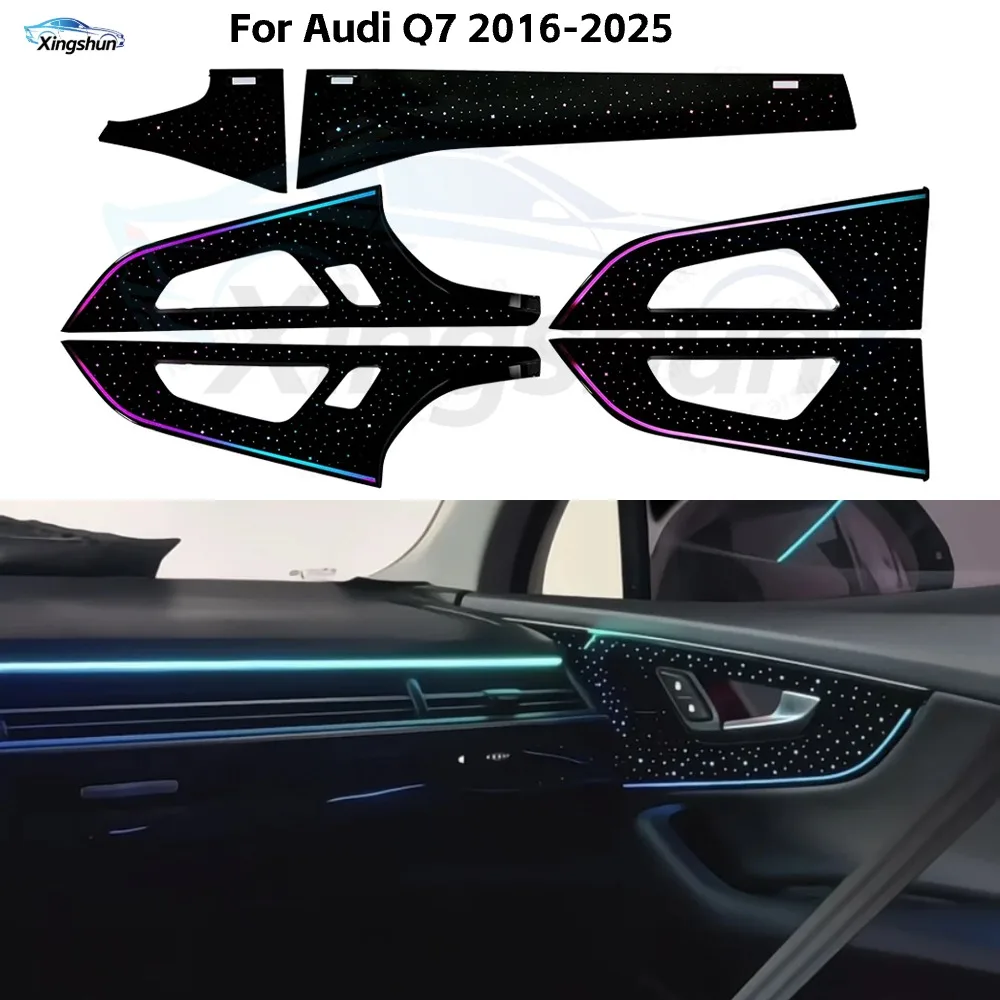 

Panoramic Ambient Lighting System for Audi Q7, 256 Color Symphony APP Control RGB LED Full Interior Trim Kit 2016-2025
