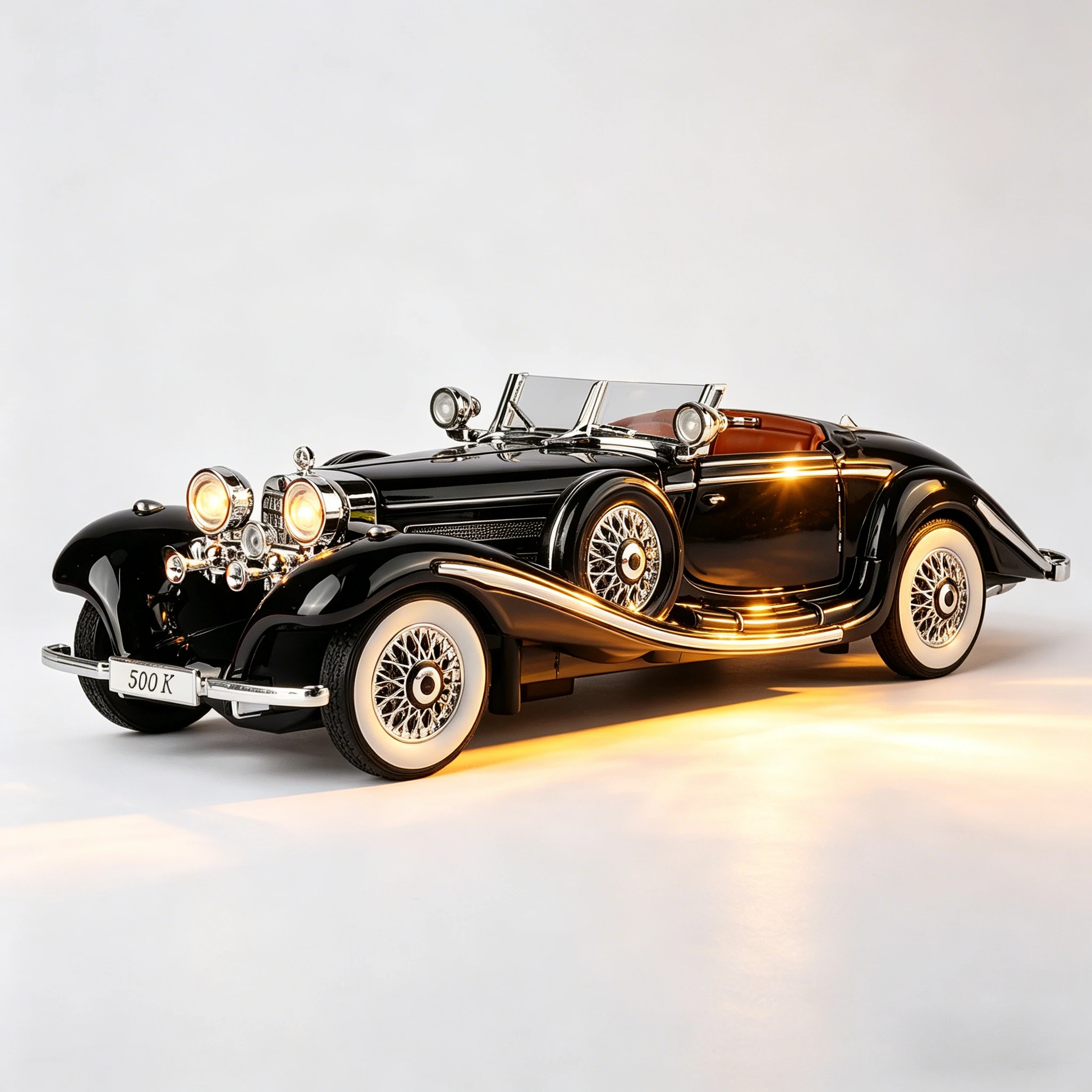 

1:24 500K Alloy Metal Diecast Model Car Home Trendy Ornaments & Computer Desktop Decoration Toys