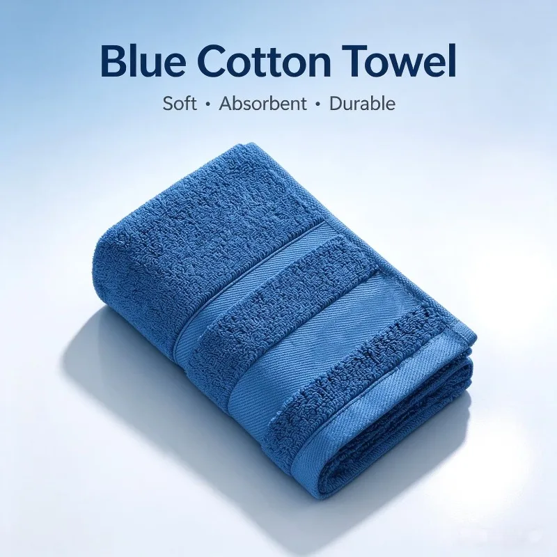 Soft Pure Cotton Washcloth Hand Bath Towel, Multiple Sizes And Colors, Thick Absorbent Towel For Home & Hotel Use