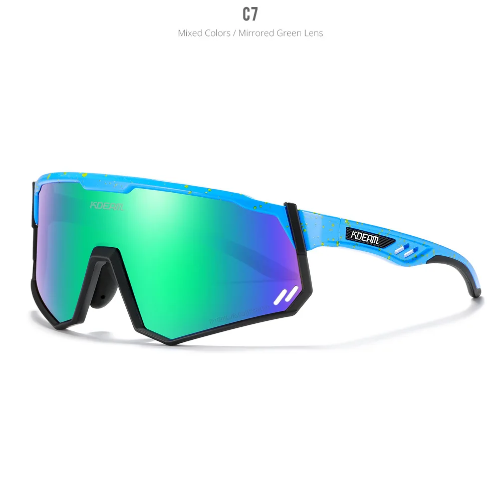 2025 KDEAM Marke Polarisierte Sonnenbrille für Männer TR90 Rahmen Outdoor Sport Googles Frauen sonnenbrille Mit Original Box