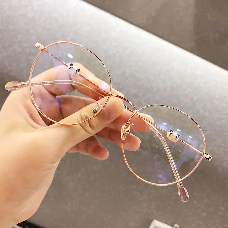 

Glasses Women Blue Light Blocking Panda Frame High Quality Optical Eyewear Minimalist Fashion Accessory