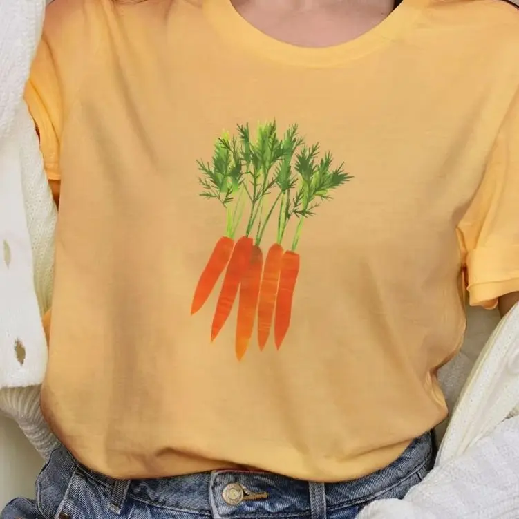 

Breathable Cotton Y2K Graphic Tee Women Vintage Casual Tops Lightweight Soft Feel Everyday Essential Gym Errands Ready