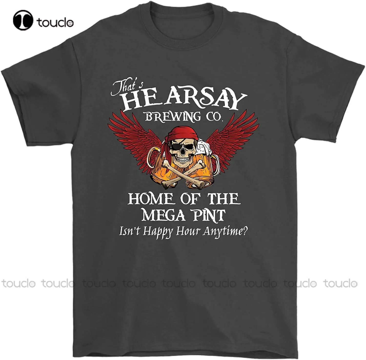 Hearsay Brewing Co Home Of The Mega Pint Justice For Johnny Depp Unisex T-Shirt O-Neck Streetwear Oversized Xs-5Xl Custom Gift