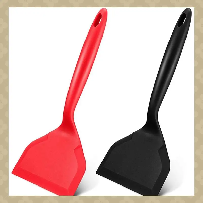 

AB45 Silicone Spatula Pancakes Shovel Omelette Spatula Turner For Eggs Fish Pancake Kitchen Scraper