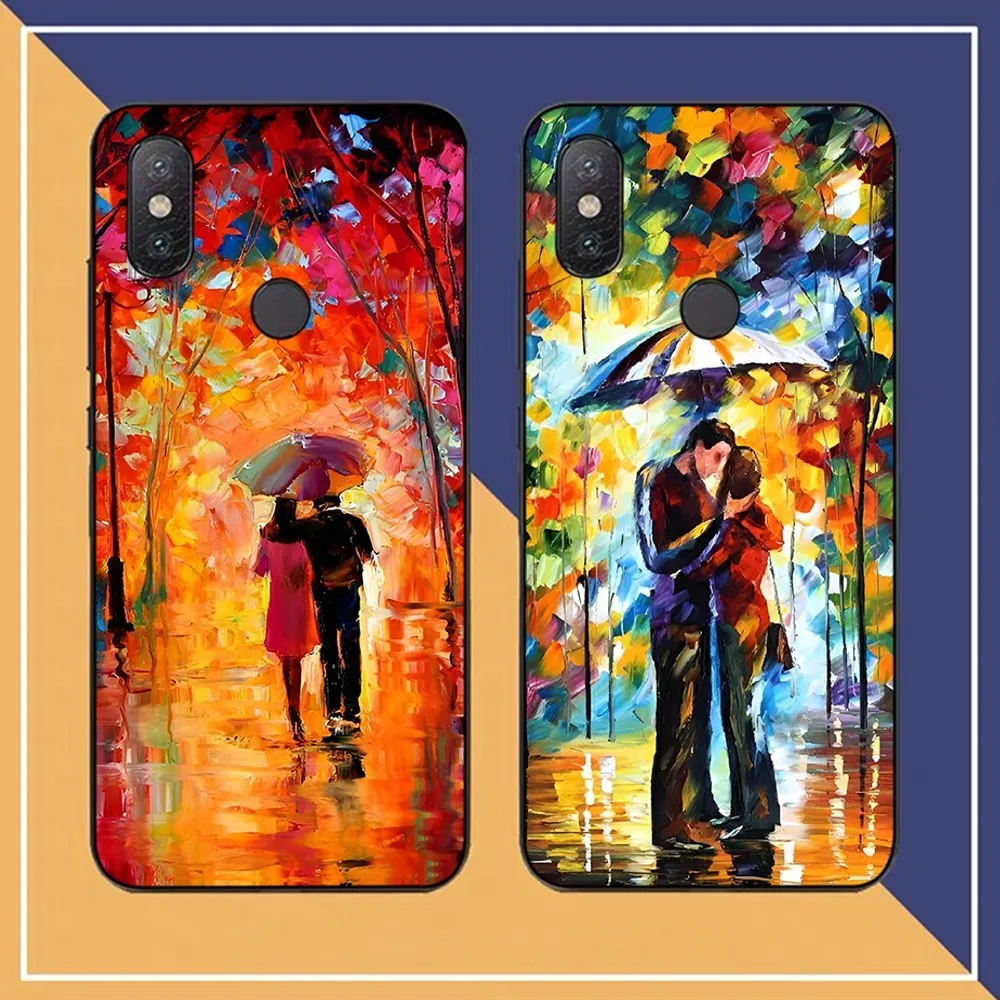 L-Leonid A-Afremov Oil Painting Phone Case For Redmi Note 4 X 5 A 6 7 8 T 9 9S 10 11 11S 11Epro Poco M3 pro