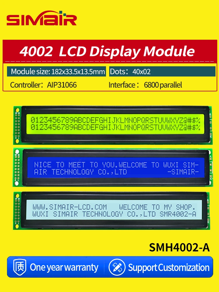 موديل شاشة LCD 40x2 بجهد 5 فولت و3.3 فولت: تقييم ونصائح للاستخدام