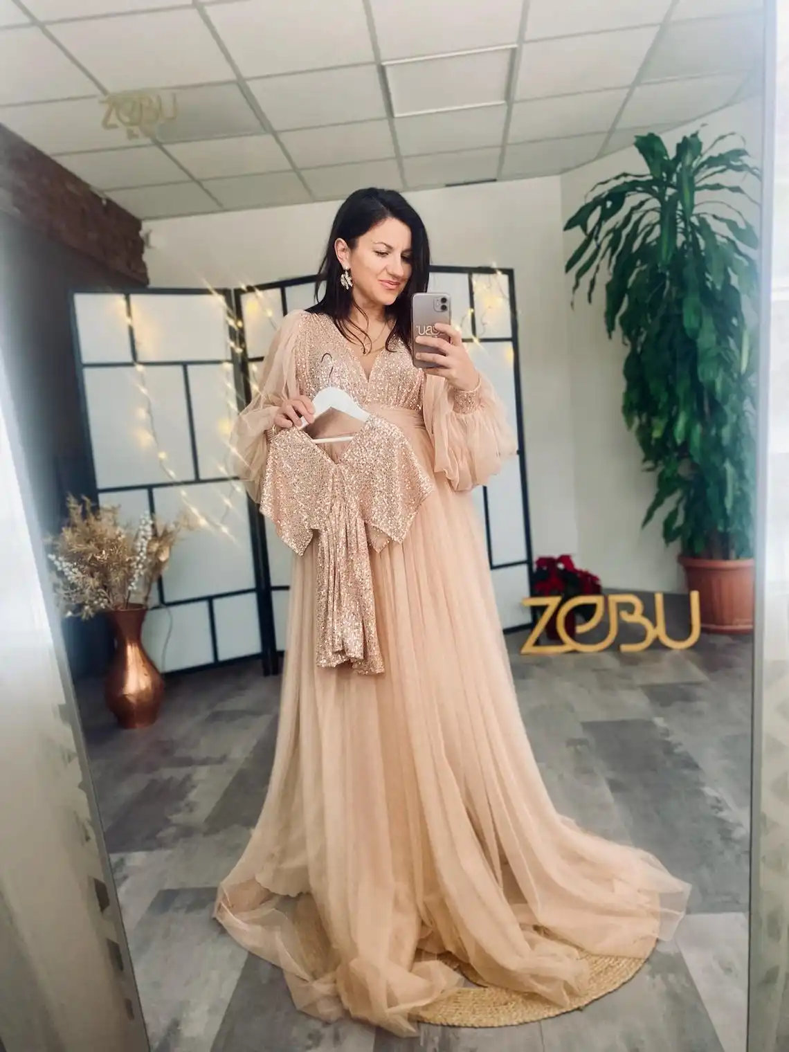 Vestido de Pascua a juego con lentejuelas bohemias color champán para mamá e hija, traje para mamá y yo, vestidos familiares de primavera, vestido para madre e hija