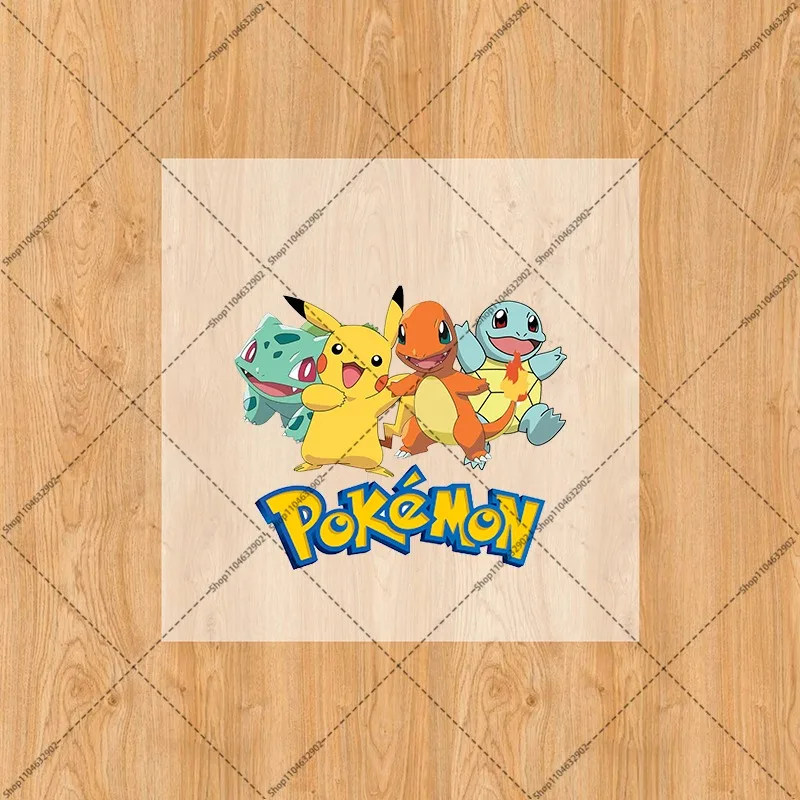 Pokemoned Iron on Patches Washable Heat Thermal Transfer Stickers Anime Cartoon Pattern Women Men DIY Clothes Hats Party Gift view 2