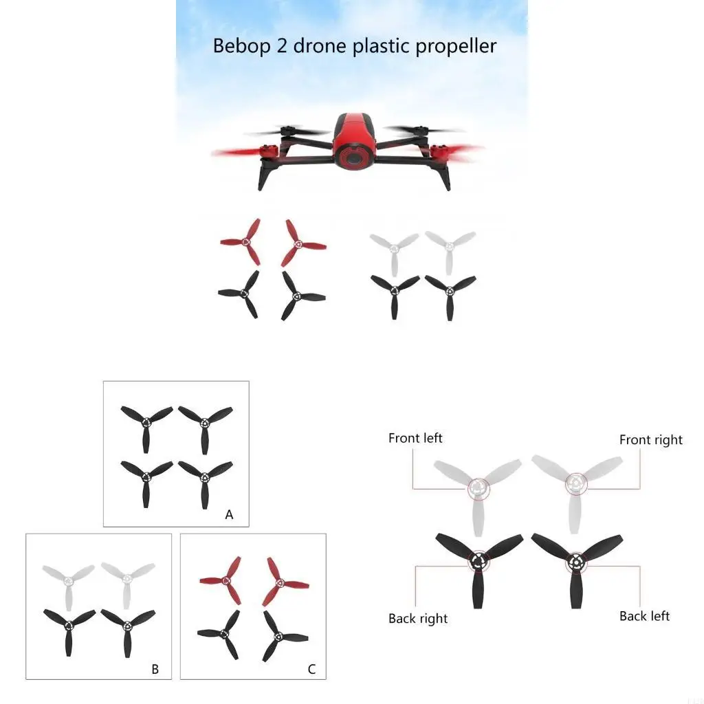 F42D 4 штуки/лот длинный винт для попугая Bebop 2 FPV 2.0 Quadcopter F42D 4 штуки/лот длинный винт для попугая Bebop 2 FPV 2.0 Quadcopter