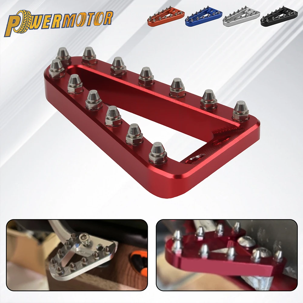 Motorcycle Extension Rear Brake Pedal Lever 68mm Step Plate For KTM XC SX SXF EXC XCW XCFW EXCF 125 300 530 2008-2022 Motocross