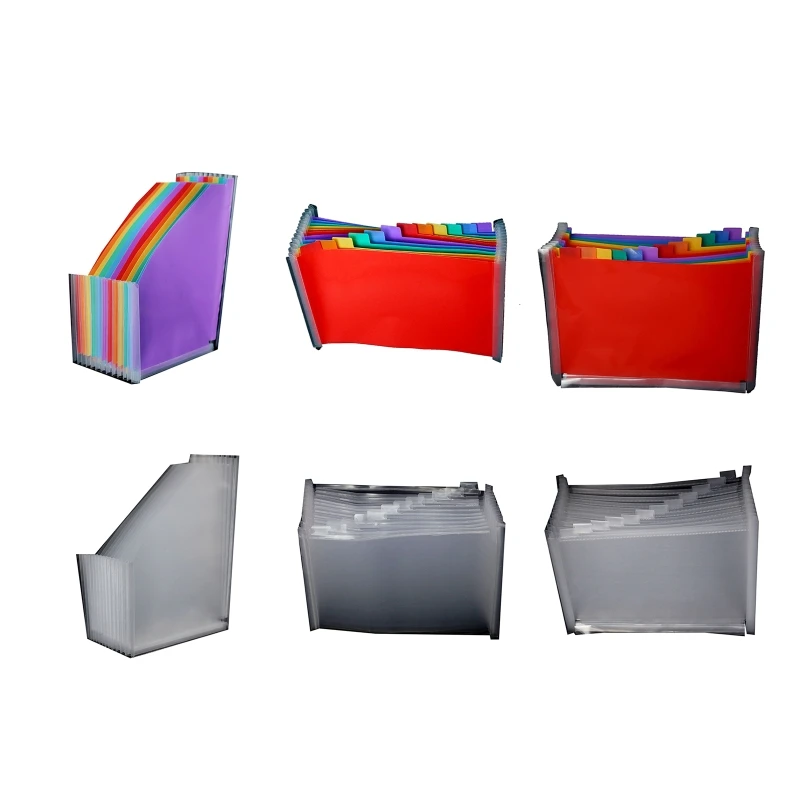 13 Pockets Expanding File Folder Bag Accordion Document Organizer A4 Letter Size