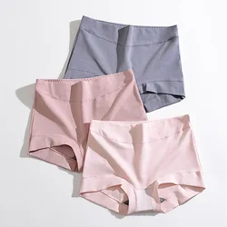 4 Saison Universal Damen Höschen Unterwäsche Hochhaus reine Baumwolle einfarbige Dessous für Damen plus Größe 4xl Boxershorts