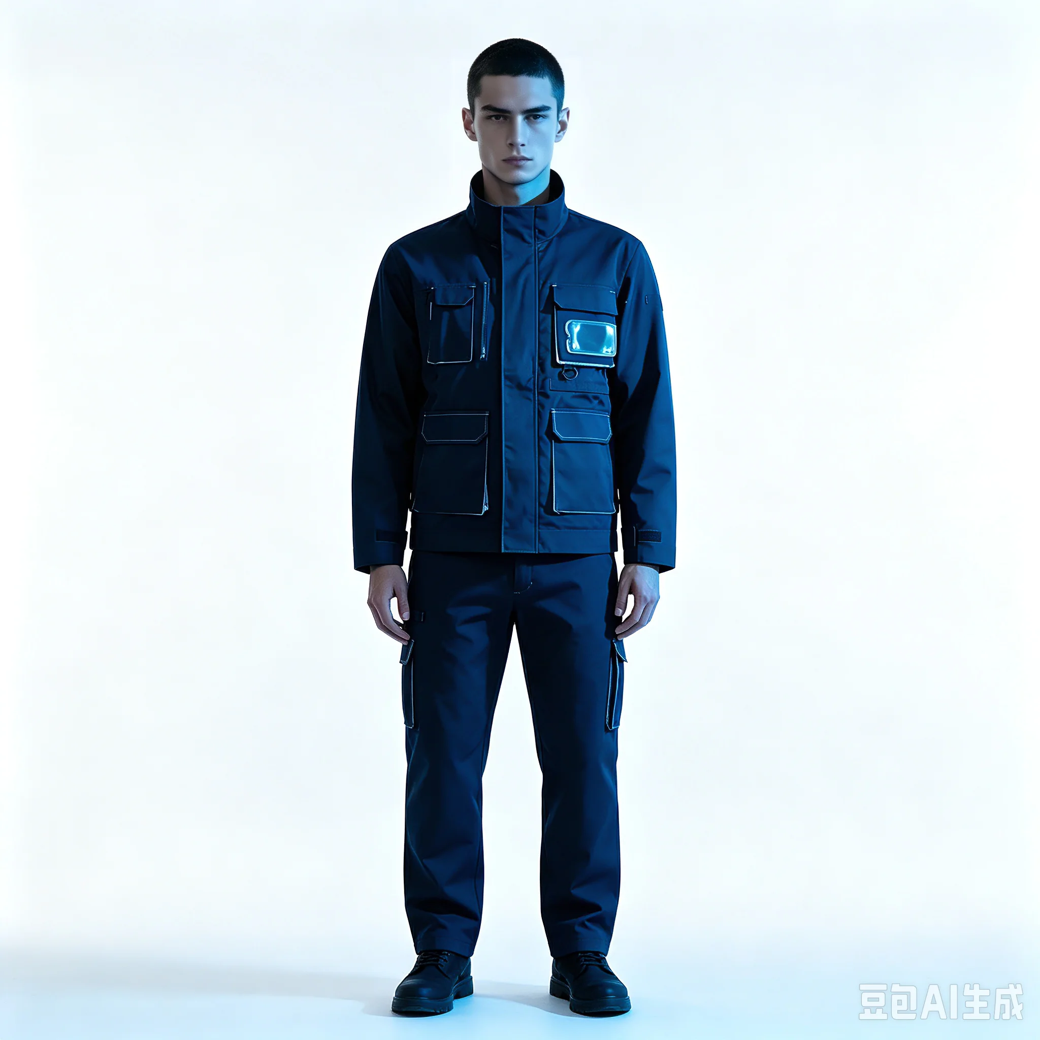 Multi pockets work clothing set wear resistant anti tear durable workshop labor suit mechanic repairman working Uniforms for men