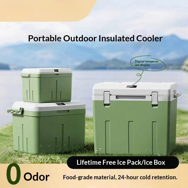 

Портативный электрический автомобильный холодильник 12В с компрессором, 40 л, энергоэффективный, бесшумный, для кемпинга, путешествий, дома и офиса