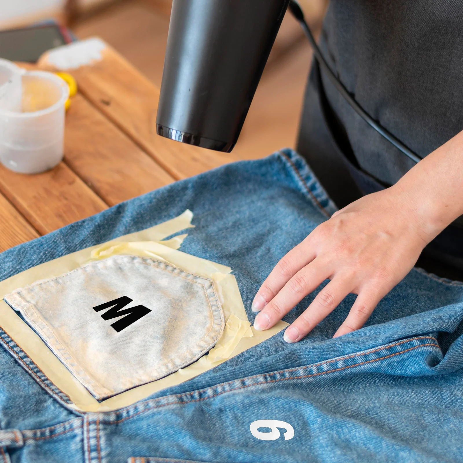 Vinyl Iron on Letters Sticker Appliques for Clothes T-Shirt Printing DIY Crafts Easy Application Durable Design