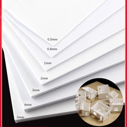 0.5/1/1.5/2/3/4/5mm ABS Styrene Sheet Plastic Sheet ABS Plate Model Craft Board Model Building Kit Construction Model Material