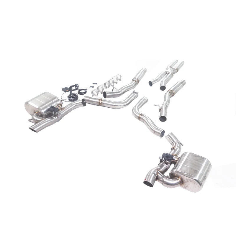 

OEM applicable for Dodge Challenger RT 5.7L, SRT Hellcat 6.2L, 3.6L Catback Valvetronic exhaust systems from 2015 to 2023