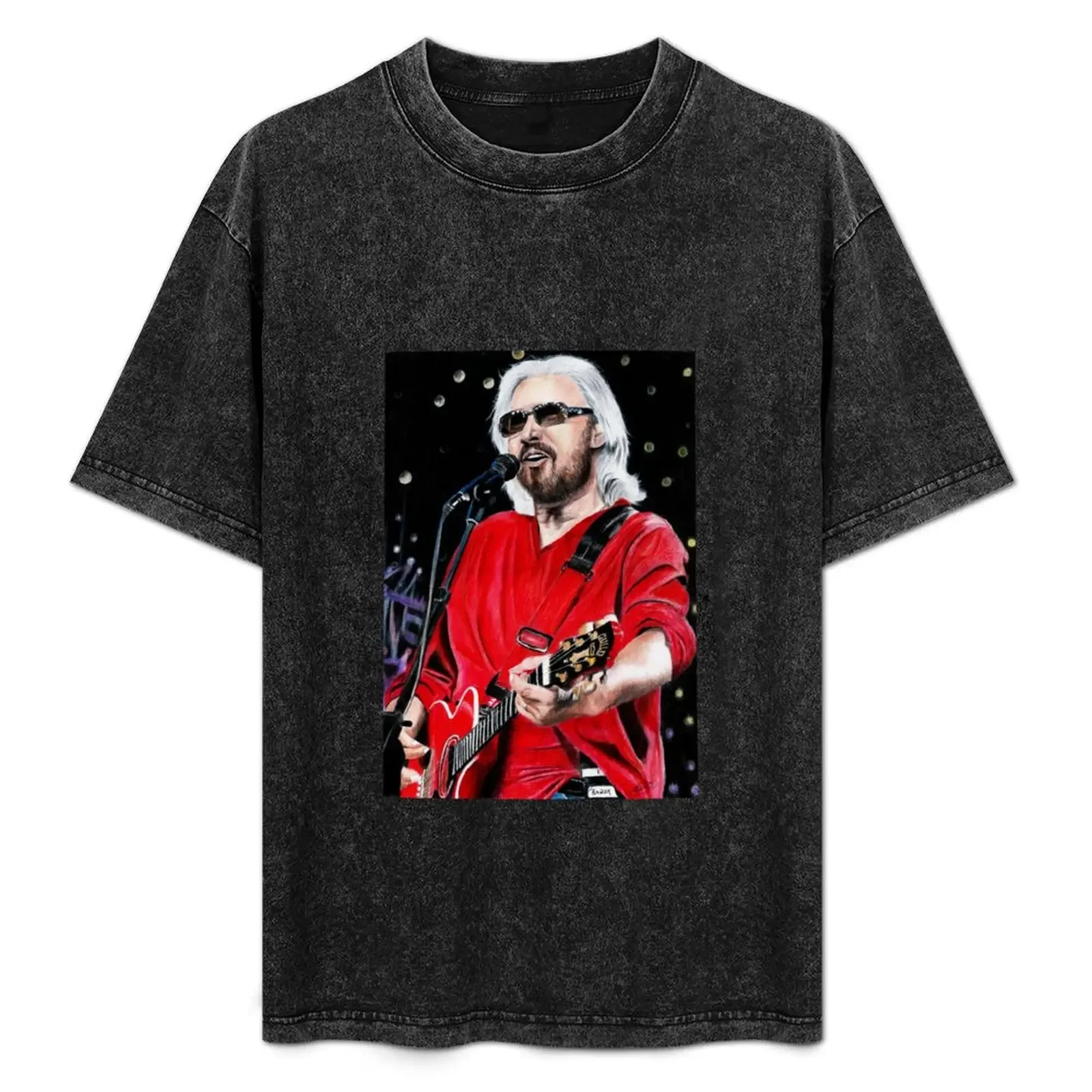 

Barry Gibb T-Shirt man t shirt luxury t shirts designer t shirt custom print shirt men 100% cotton luxury brand T-Shirt