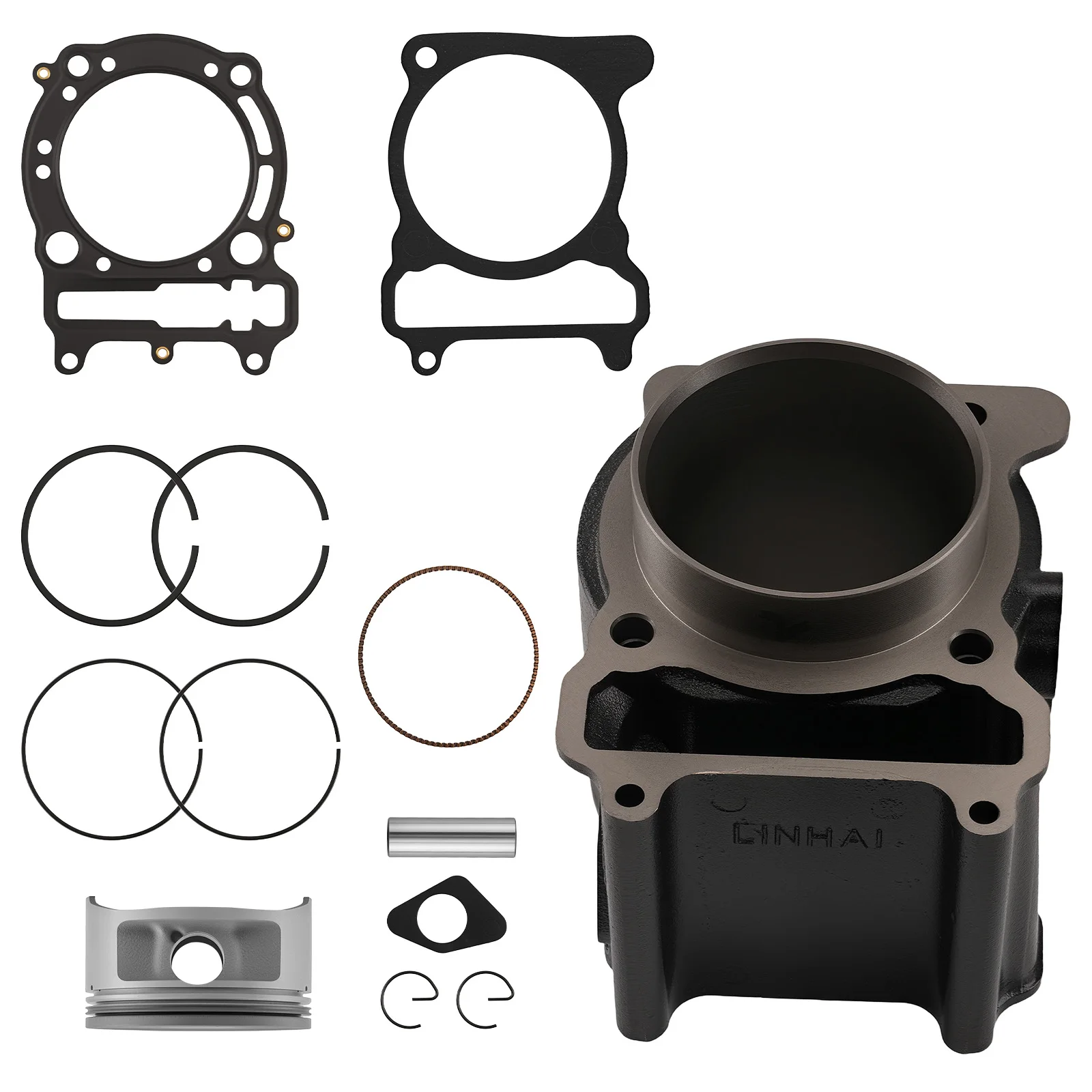 

Engine Cylinder Kit for Linhai 400cc ATV UTV Iron Construction 80mm Bore