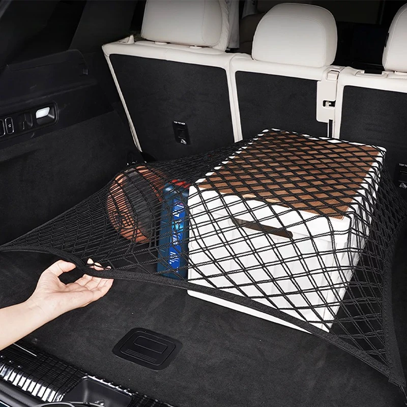 

Car Trunk Storage Mesh Net For ZEEKR 7X 09X 007GT 001 Double Layer Luggage Net Auto Back Rear Mesh Nets Auto Interior Accessorie