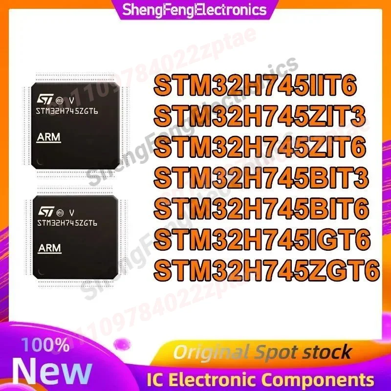 

STM32H745IIT6 STM32H745ZIT3 STM32H745ZIT6 STM32H745BIT3 STM32H745BIT6 STM32H745IGT6 STM32H745ZGT6 IC chipset New Original