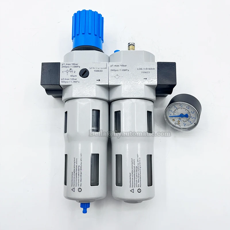 Filter regulators LFR-1/2-D-MAXI 186489 LFR-1/2-D-MAXI-A 186492 LFR-1/2-D-MAXI-A-MPA LFR-1/2-D-MAXI-MPA