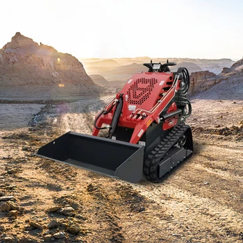 Darmowa wysyłka niestandardowa mini ładowarka o sterowaniu burtowym, ładowarka kołowa EPA, wielofunkcyjne zastosowanie w gospodarstwie, mini ładowarka o sterowaniu burtowym