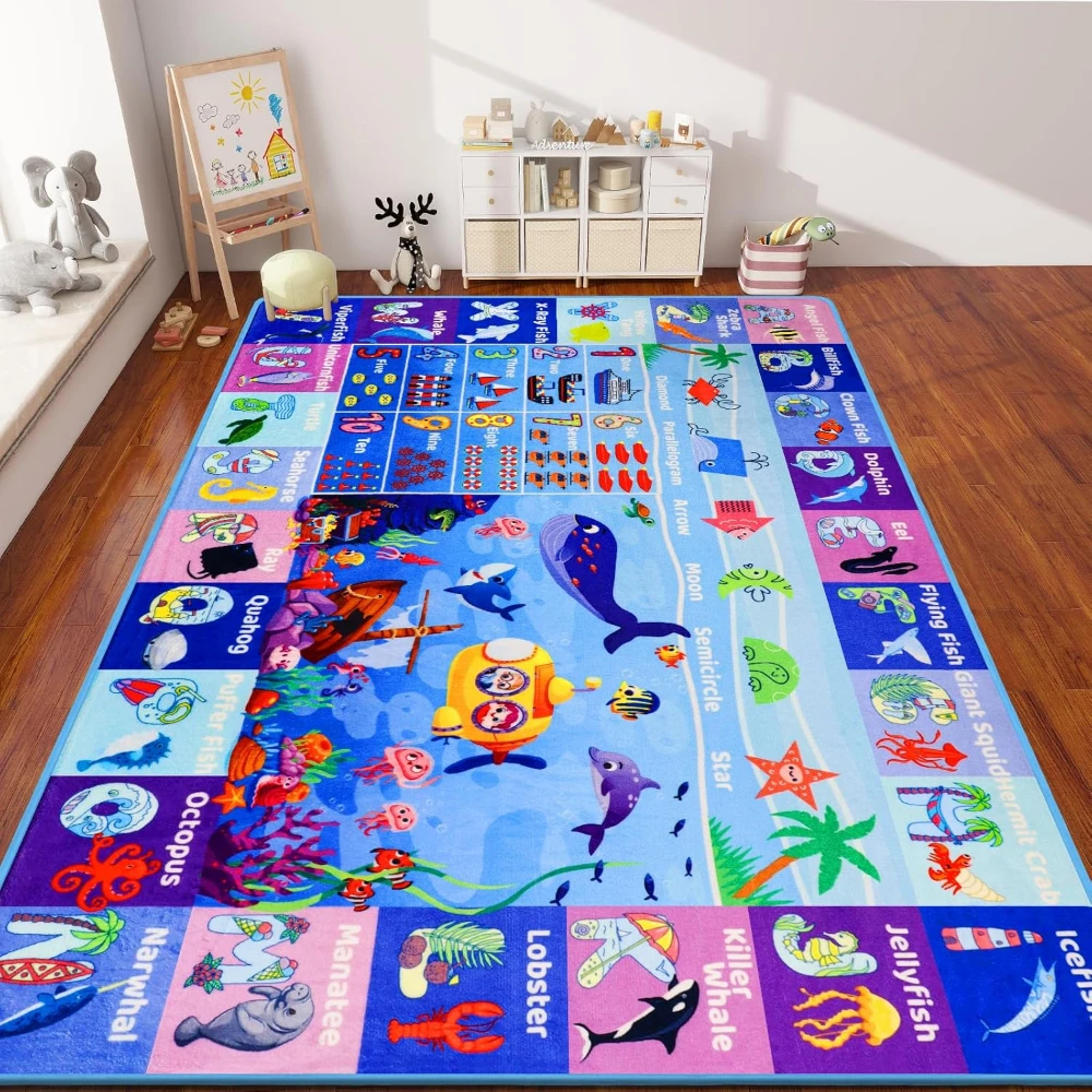 Karpet ABC Peta Dunia untuk Ru - Home Decor Retailers ulasan dan harga