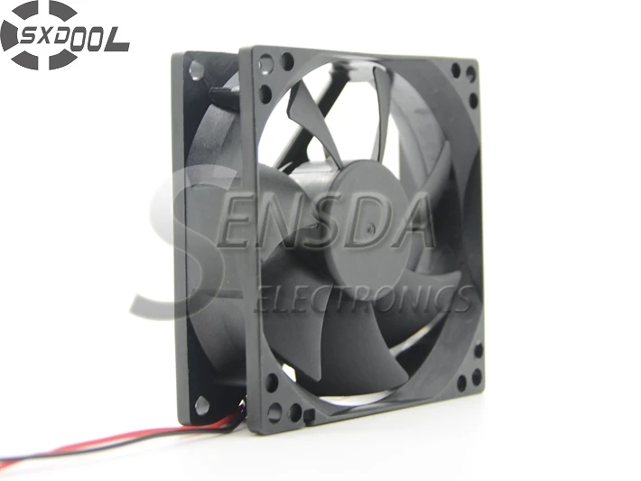 

SXDOOL High Quality 8025 8cm 80mm 80*80*25 Mm Dual Ball DC 5V 0.38A Server Inverter Cooling Fan 2 Wire Lead