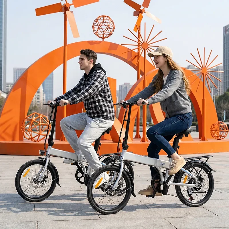 New National Standard Folding Electric Bicycle High Power Long Life Lithium Battery Thickened Explosion Proof Wide Tire E