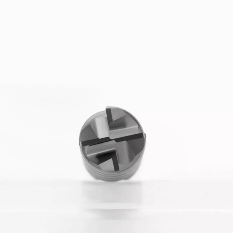ROMTIC HRC68 rivestimento Nano nero ad alta durezza per materiale temprato fresa a becco tondo 4F fresa a candela per macchine CNC