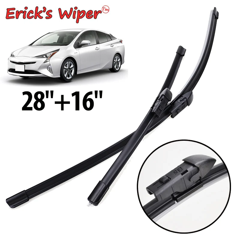 Erick's Wiper LHD Front Wiper Blades For Toyota Prius XW50 2016 - 2021 Windshield Windscreen Window Car Rain Brushes 28