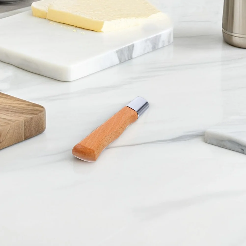 

2pcs Wooden Knife Handle Solid Wood Replacement For Kitchen Knives Ergonomic Grip Repair Tool Cutter Scales Accessory