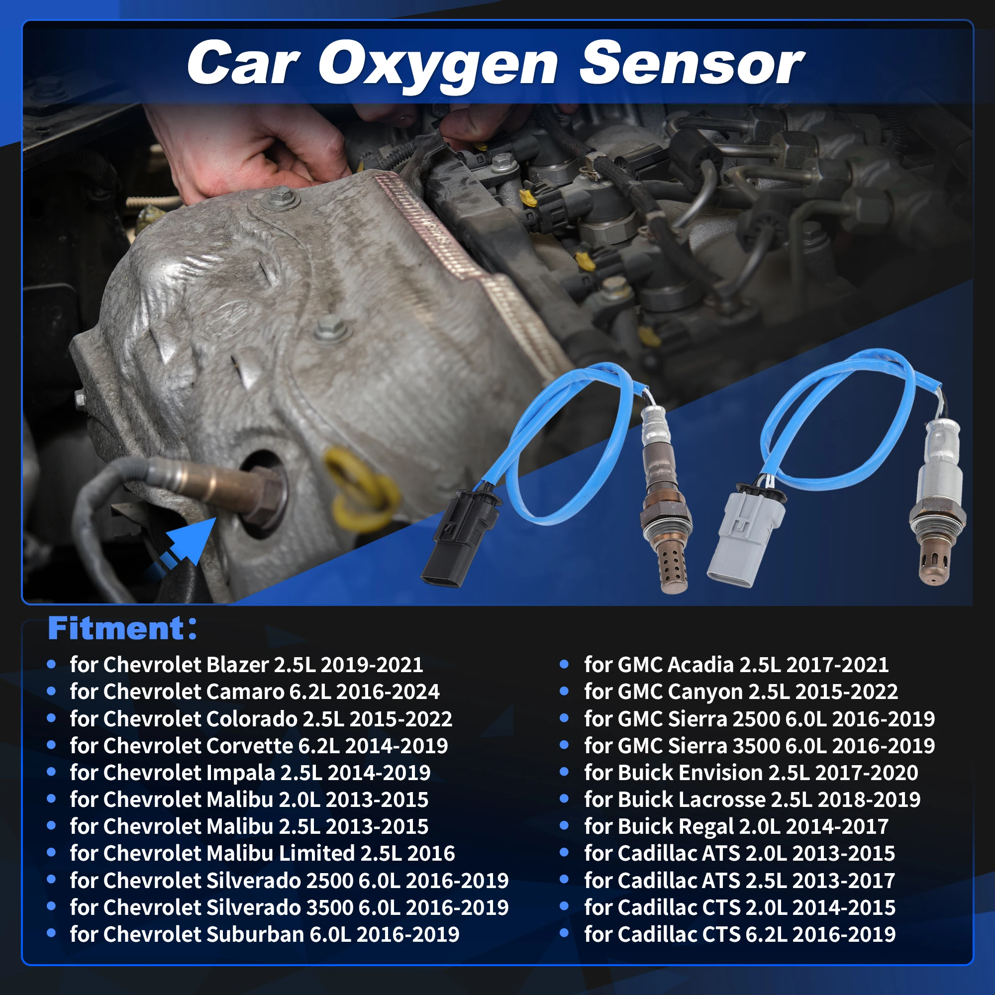 UXCELL Upstream Downstream Oxygen Sensor for GMC Acadia 2.5L 2017-2021 2pcs