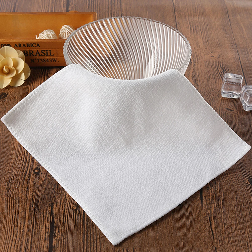 

10 шт., чисто белое банное полотенце для взрослых, быстросохнущее мягкое хлопковое полотенце 30X30 см, подарок на день рождения, машина для хлопкового полотенца