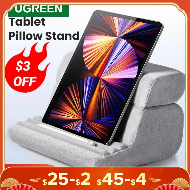 【New Sale】UGREEN Tablet Holder iPad Stand Tablet Pillow Stand For iPadPro iPhone Xiaomi Tablet Support Laptop Stand Phone Holder