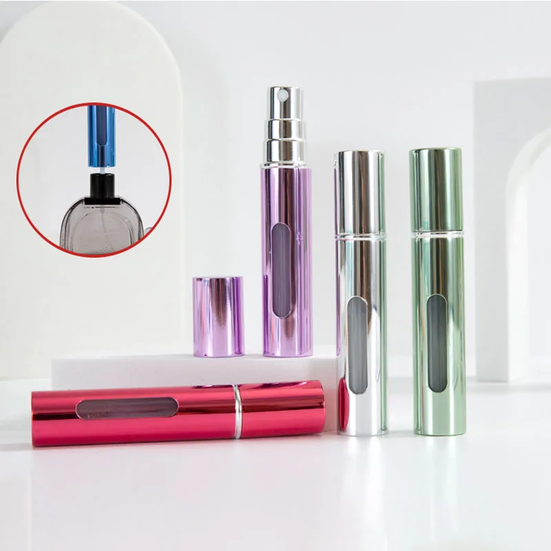 10ml Refillable Perfume Bottle Travel Size Portable Ultra Fine Spray Bottle Atomizer Empty Refillable Bottle Accessories