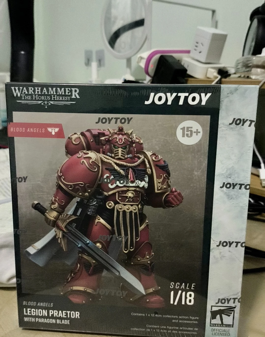 

JOY TOY Dark Source Horus Rebellion Святая кровь Ангел, оснащенная моделью лезвия Consul 1:18 Motrable Soldier Фигурка Игрушка