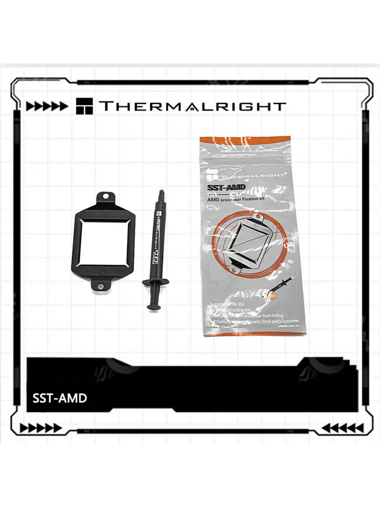 

Thermalright SST-AMD AMD Anti-Drop Bracket Пластина ЦП SS2 Задняя пластина с пряжкой давления и набором силиконовых смазок TF7